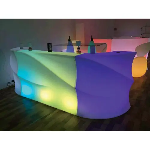 Bar lumineux L140 H 110 Prof 90